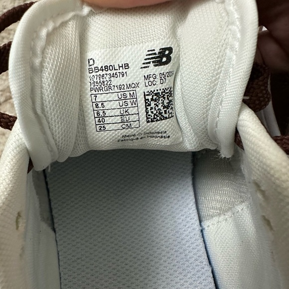 Women’s New Balance 480 Sneakers Size 7 - Brand New With Box - Picture 7 of 8